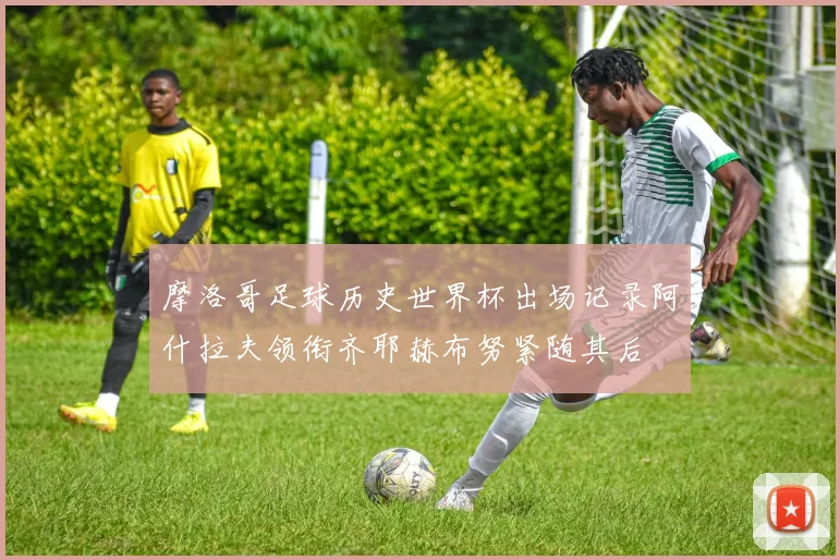 摩洛哥足球历史世界杯出场记录阿什拉夫领衔齐耶赫布努紧随其后